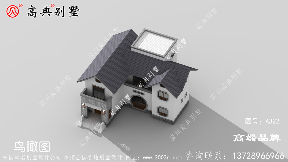农村房屋设计效果图两层设计精致的小别墅