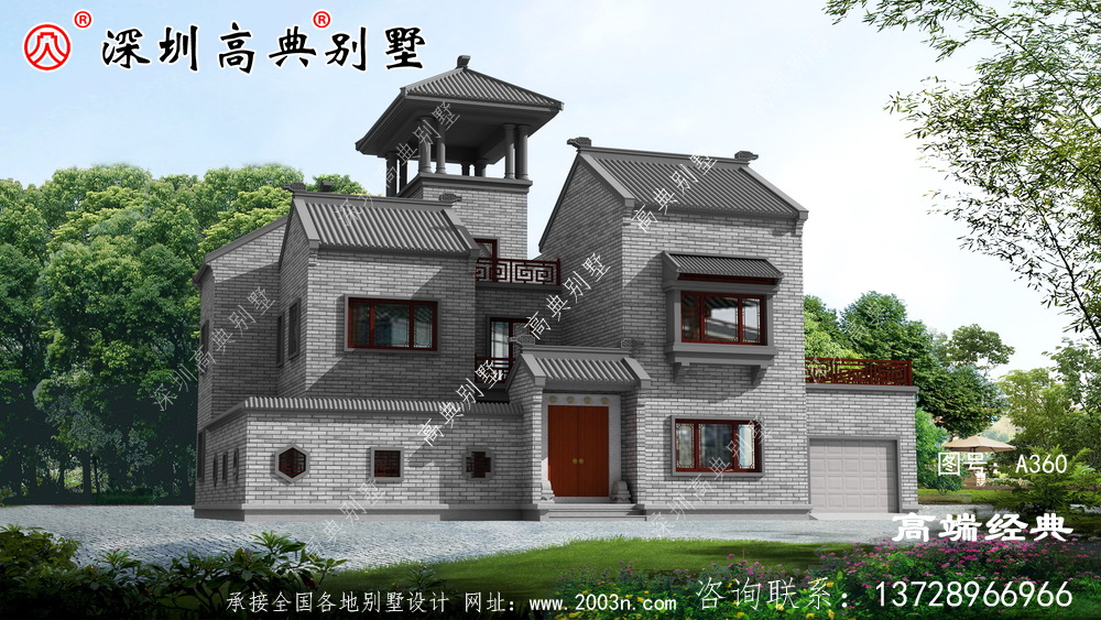 農村自建小四合院圖，這才是咱們老百姓該住的房子，太漂亮了